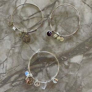 Alex and Ani Bracelets.